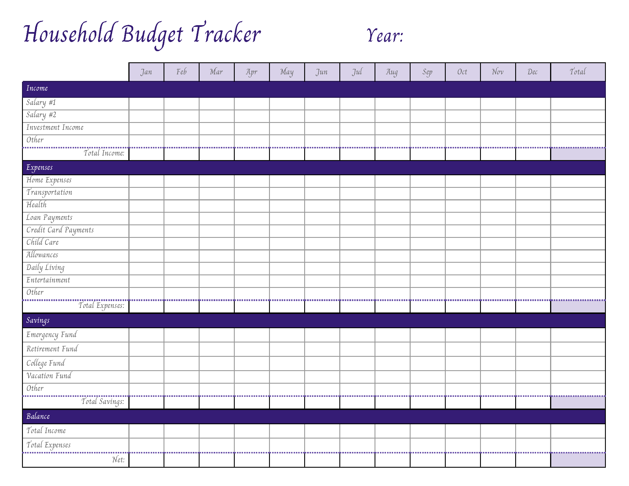 Household Budget Template Printable from www.printerfriend.ly