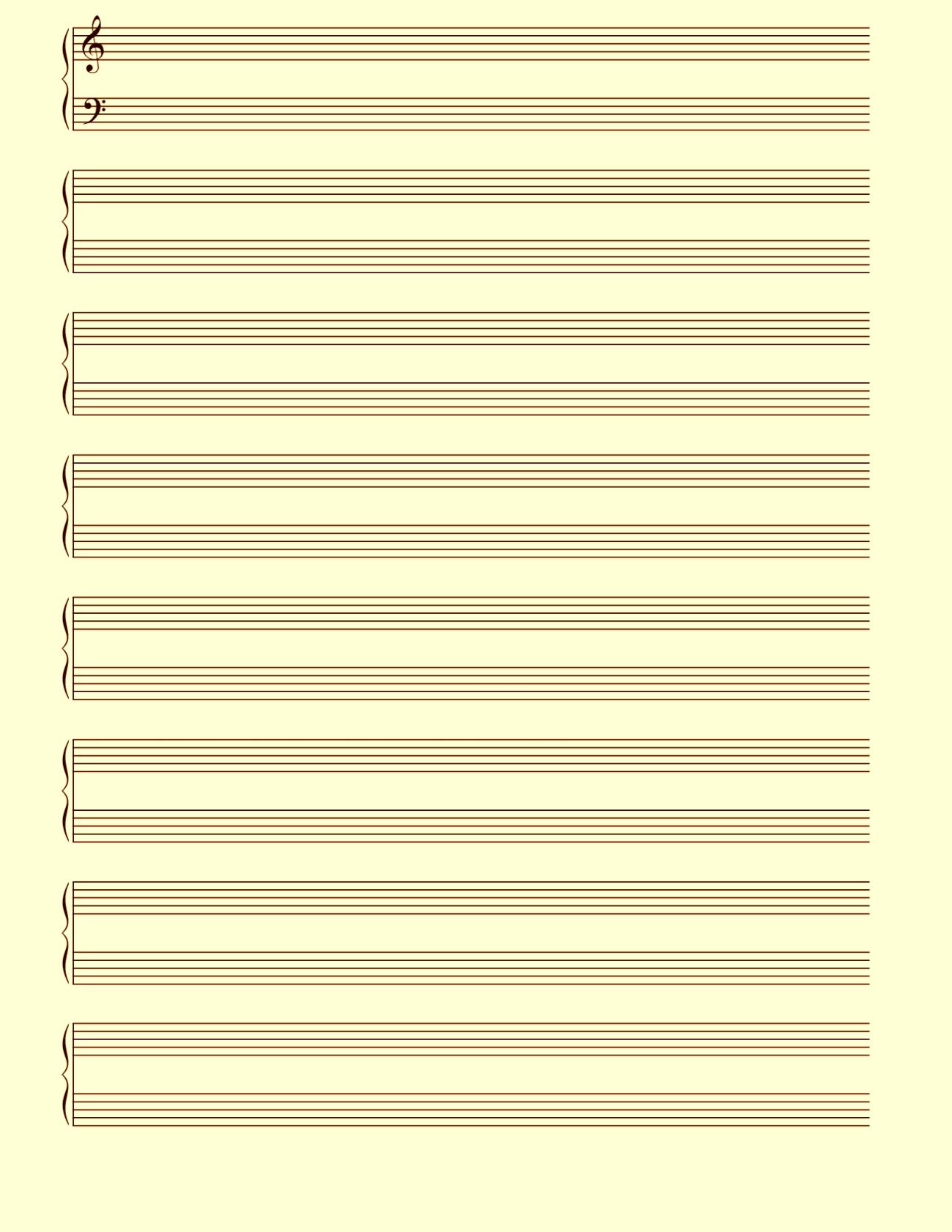 Printable Free Sheet Music