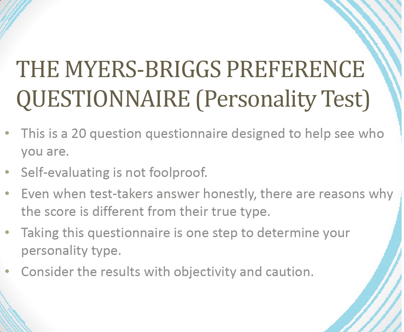 Personality Test Printable Myers Briggs Astra Edu Pl